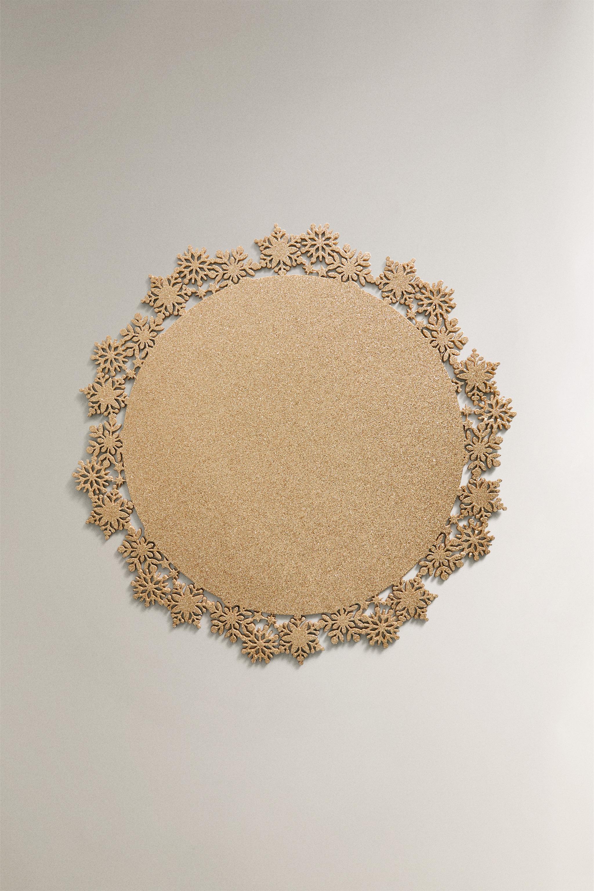 SET DE TABLE INDIVIDUEL BRILLANT FLOCONS DE NOËL